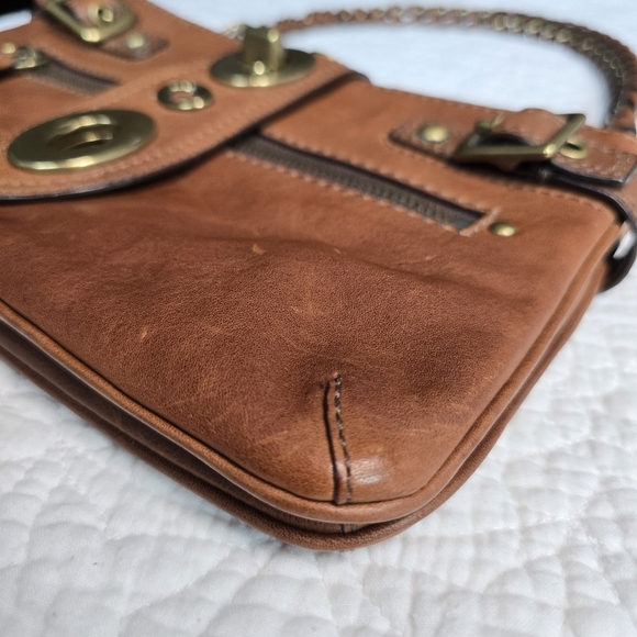 Coach Bridget 65th Anniversary Legacy Turnlock Kisslock Brown Shoulder Bag 11623 - Picture 5 of 17